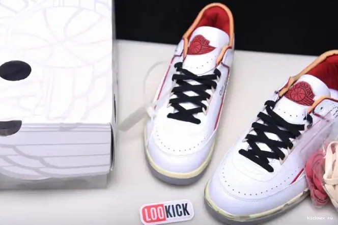 Rep Off-White Low White Jordan Retro DJ4375-106 SP Red 2 0527